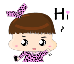 Dumpling face Girl - Ohpoo 2 sticker #14914416