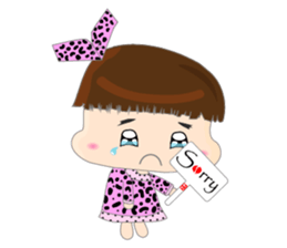 Dumpling face Girl - Ohpoo 2 sticker #14914421