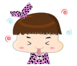 Dumpling face Girl - Ohpoo 2 sticker #14914423