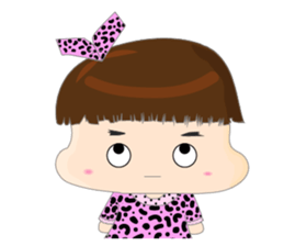 Dumpling face Girl - Ohpoo 2 sticker #14914424