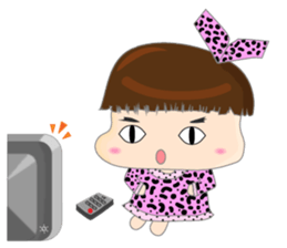 Dumpling face Girl - Ohpoo 2 sticker #14914428