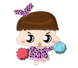 Dumpling face Girl - Ohpoo 2 sticker #14914431