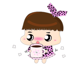 Dumpling face Girl - Ohpoo 2 sticker #14914435