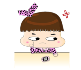 Dumpling face Girl - Ohpoo 2 sticker #14914437