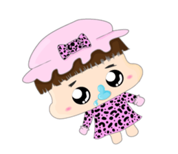 Dumpling face Girl - Ohpoo 2 sticker #14914438