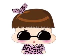 Dumpling face Girl - Ohpoo 2 sticker #14914439