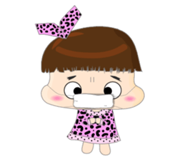 Dumpling face Girl - Ohpoo 2 sticker #14914440