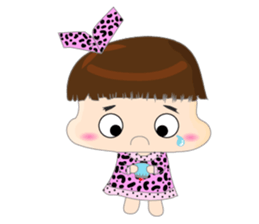 Dumpling face Girl - Ohpoo 2 sticker #14914443