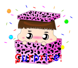 Dumpling face Girl - Ohpoo 2 sticker #14914446