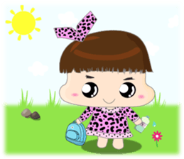 Dumpling face Girl - Ohpoo 2 sticker #14914452