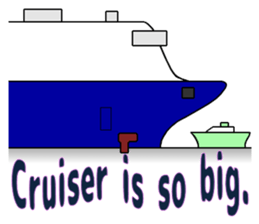 Let's go to travel by Ship sticker #14915607