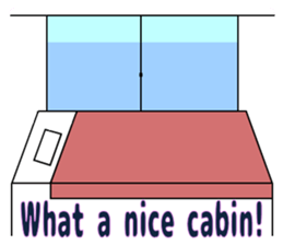 Let's go to travel by Ship sticker #14915610