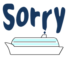 Let's go to travel by Ship sticker #14915617