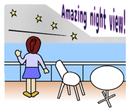 Let's go to travel by Ship sticker #14915620