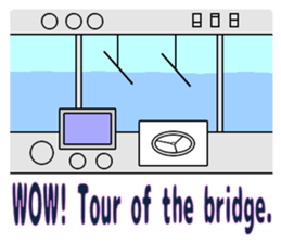 Let's go to travel by Ship sticker #14915627