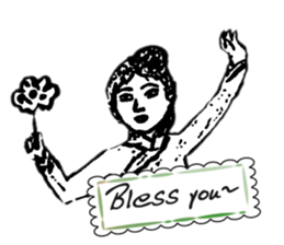 Grandmother's graffiti 6 sticker #14916345