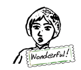 Grandmother's graffiti 6 sticker #14916350