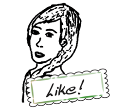 Grandmother's graffiti 6 sticker #14916351