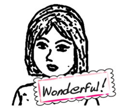 Grandmother's graffiti 6 sticker #14916352