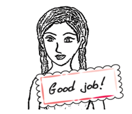 Grandmother's graffiti 6 sticker #14916358