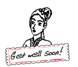 Grandmother's graffiti 6 sticker #14916363