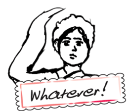 Grandmother's graffiti 6 sticker #14916370