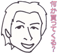 Sticker of various man sticker #14916839