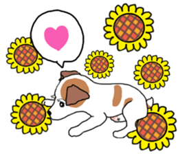 MARINE the Jack Russell Terrier sticker #14916935