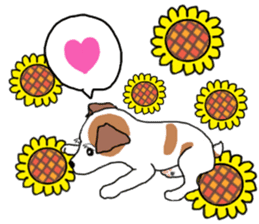 MARINE the Jack Russell Terrier sticker #14916935