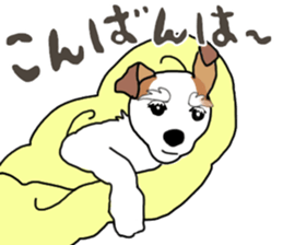 MARINE the Jack Russell Terrier sticker #14916956