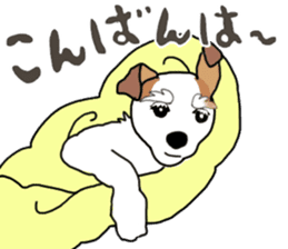 MARINE the Jack Russell Terrier sticker #14916956