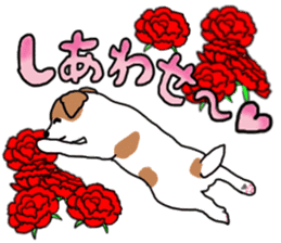 MARINE the Jack Russell Terrier sticker #14916959