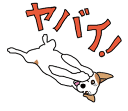 MARINE the Jack Russell Terrier sticker #14916960