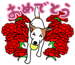 MARINE the Jack Russell Terrier sticker #14916963