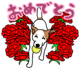 MARINE the Jack Russell Terrier sticker #14916963