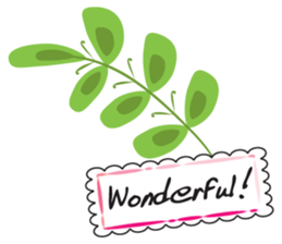 Leaves talk sticker #14916966