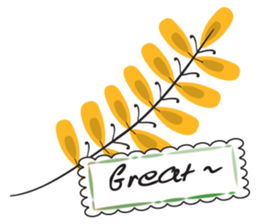 Leaves talk sticker #14916967