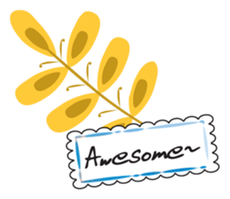 Leaves talk sticker #14916970