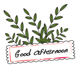 Leaves talk sticker #14916972