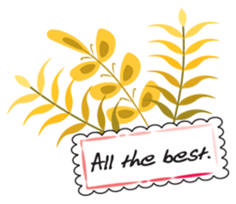 Leaves talk sticker #14916976