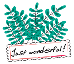 Leaves talk sticker #14916982