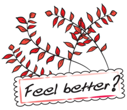 Leaves talk sticker #14916991