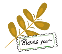 Leaves talk sticker #14916993