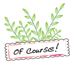 Leaves talk sticker #14916996