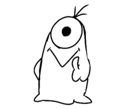 Q crazy Ghost sticker #14917082