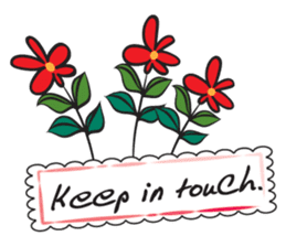 beautiful flower talk sticker #14917185