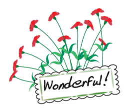 beautiful flower talk sticker #14917187