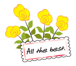 beautiful flower talk sticker #14917200