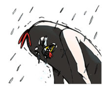 Super Dramatic Chicken (Animated) sticker #14917258