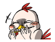 Super Dramatic Chicken (Animated) sticker #14917260